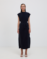 Harvest Dress Dark Blue