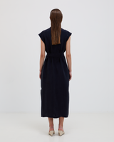 Harvest Dress Dark Blue