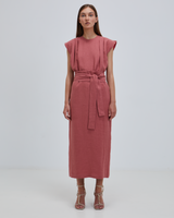 Futuro Dress Cassis