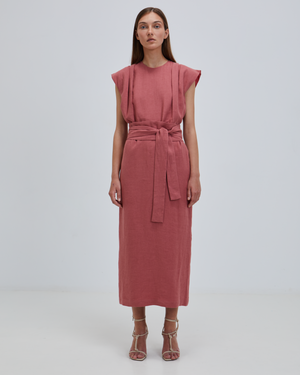 Futuro Dress Cassis