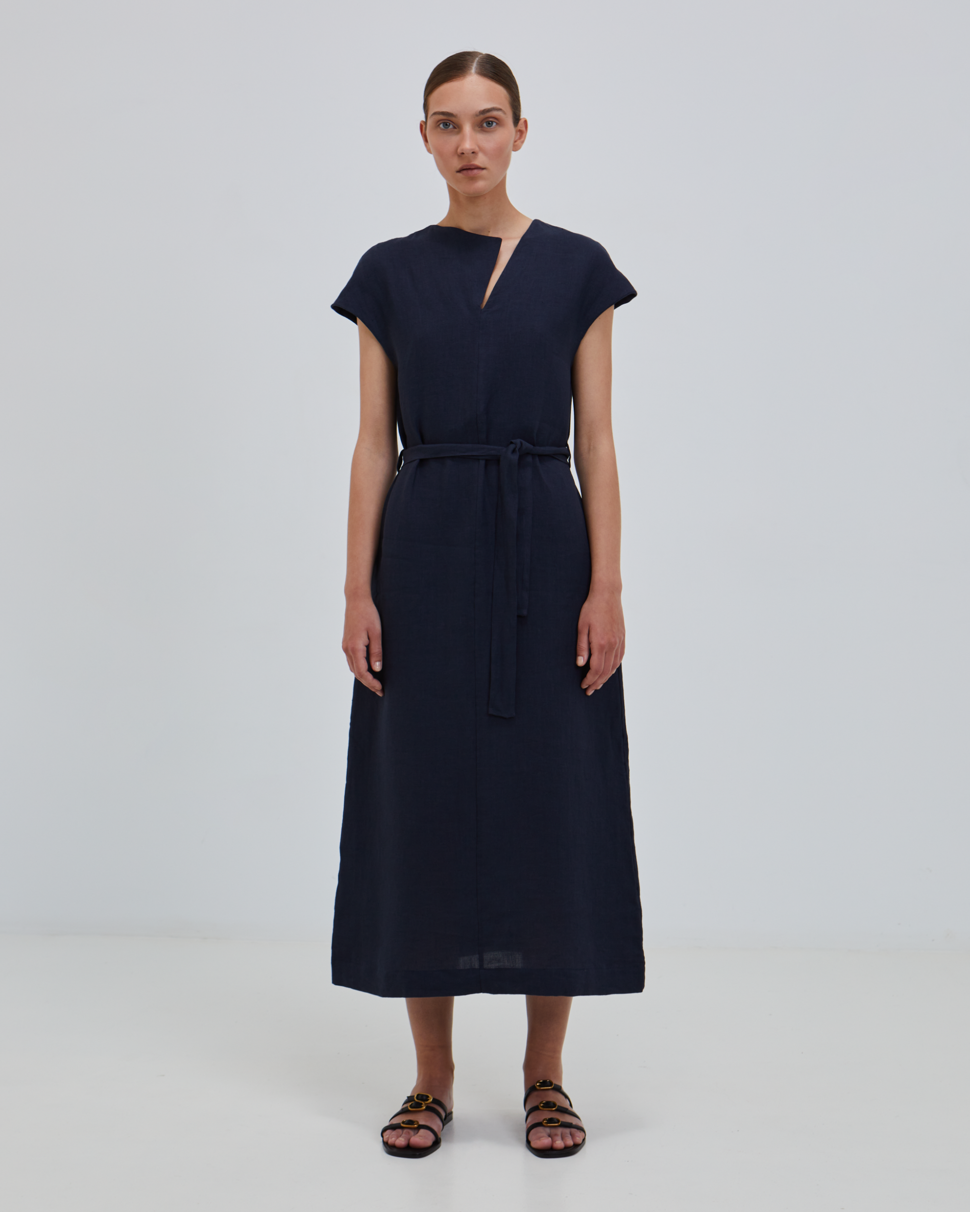 Vera Dress Dark Blue