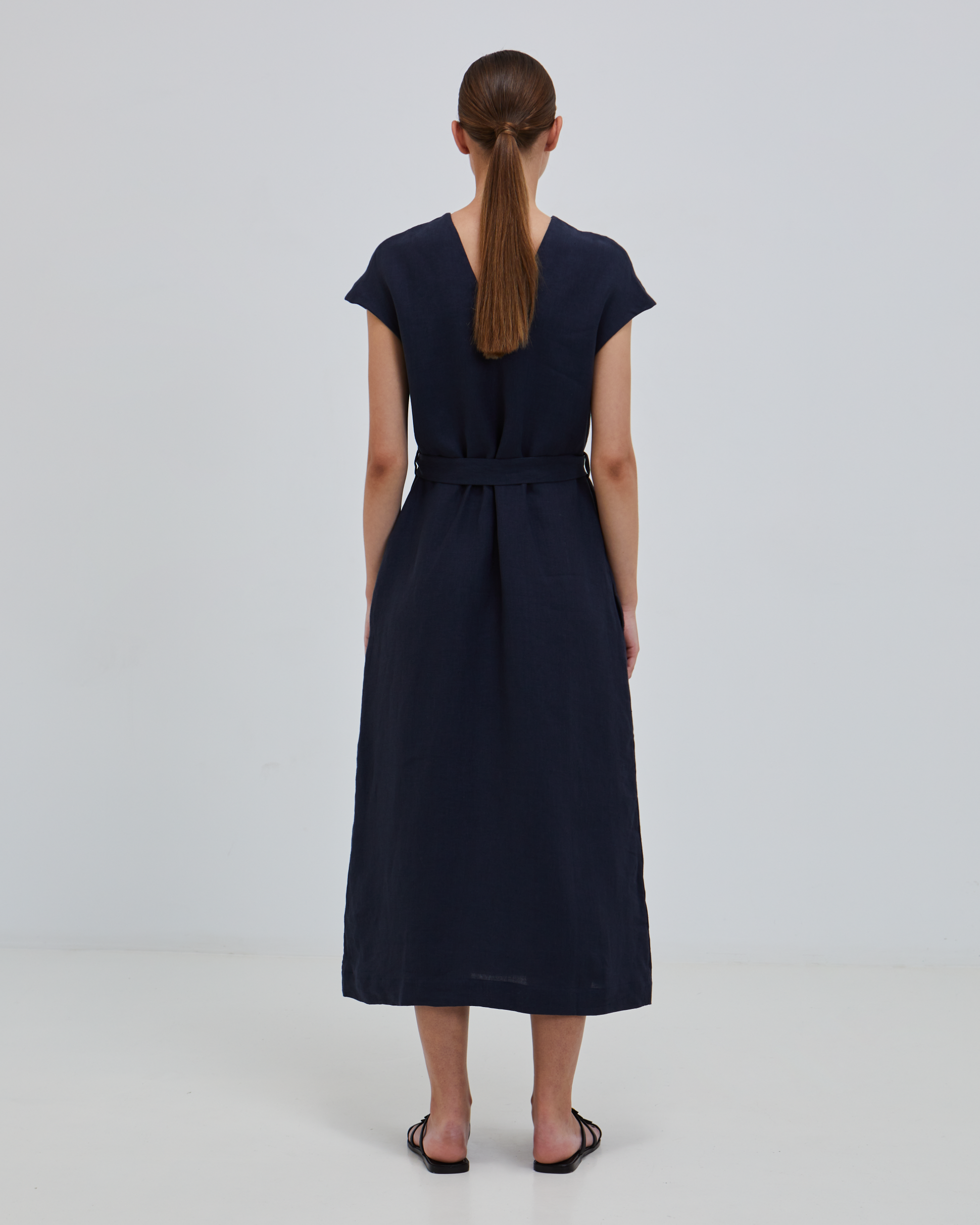 Vera Dress Dark Blue