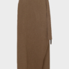 VOLCAN SKIRT COGNAC